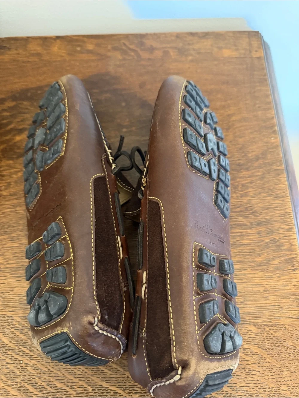 Men’s Ernest Hemingway Leather & Suede Driving Moccasins Size 9